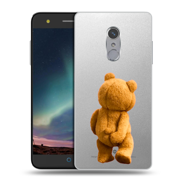Силиконовый чехол на ZTE Blade V7 Plus с принтом Медведь