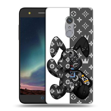 Силиконовый чехол на ZTE Blade V7 Plus с принтом Луи робот