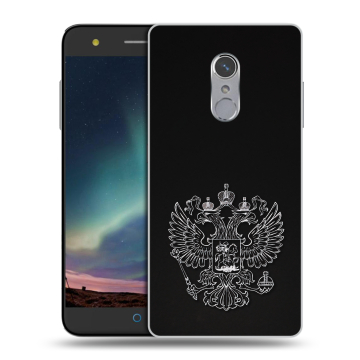 Силиконовый чехол на ZTE Blade V7 Plus с принтом Герб России Силиконовый чехол на ZTE Blade V7 Plus с принтом Герб России