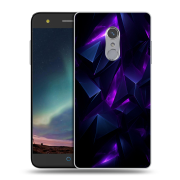 Силиконовый чехол на ZTE Blade V7 Plus с принтом Абстракиция Силиконовый чехол на ZTE Blade V7 Plus с принтом Абстракиция