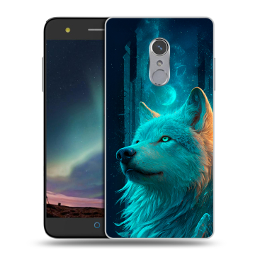 Силиконовый чехол на ZTE Blade V7 Plus с принтом бабочки саккура Силиконовый чехол на ZTE Blade V7 Plus с принтом бабочки саккура