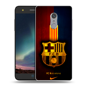 Силиконовый чехол на ZTE Blade V7 Plus с принтом Барселона Barcelona Силиконовый чехол на ZTE Blade V7 Plus с принтом Барселона Barcelona