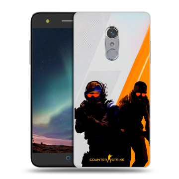 Силиконовый чехол на ZTE Blade V7 Plus с принтом Контер страйк Counter strike Силиконовый чехол на ZTE Blade V7 Plus с принтом Контер страйк Counter strike
