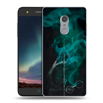 Силиконовый чехол на ZTE Blade V7 Plus с принтом Гарри Поттер Harry Potter