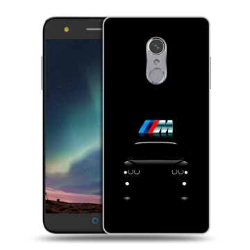 Силиконовый чехол на ZTE Blade V7 Plus с принтом БМВ BMW