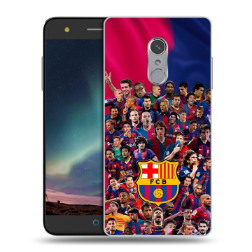 Силиконовый чехол на ZTE Blade V7 Plus с принтом Барселона Barcelona Силиконовый чехол на ZTE Blade V7 Plus с принтом Барселона Barcelona
