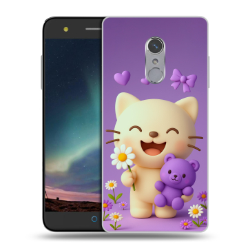 Силиконовый чехол на ZTE Blade V7 Plus с принтом для девочек Силиконовый чехол на ZTE Blade V7 Plus с принтом для девочек