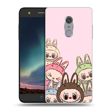 Силиконовый чехол на ZTE Blade V7 Plus с принтом Лабубу Силиконовый чехол на ZTE Blade V7 Plus с принтом Лабубу