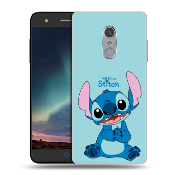 Силиконовый чехол на ZTE Blade V7 Plus с принтом Лило и Стич Силиконовый чехол на ZTE Blade V7 Plus с принтом Лило и Стич