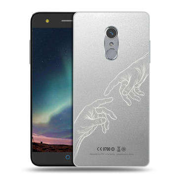 Силиконовый чехол на ZTE Blade V7 Plus с принтом Сотворение мира Силиконовый чехол на ZTE Blade V7 Plus с принтом Сотворение мира