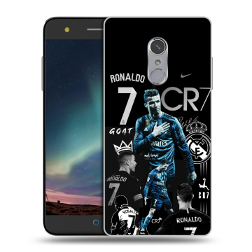 Силиконовый чехол на ZTE Blade V7 Plus с принтом Реал Роналдо Силиконовый чехол на ZTE Blade V7 Plus с принтом Реал Роналдо