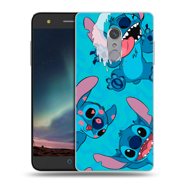 Силиконовый чехол на ZTE Blade V7 Plus с принтом Лило и Стич Силиконовый чехол на ZTE Blade V7 Plus с принтом Лило и Стич