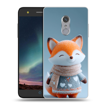 Силиконовый чехол на ZTE Blade V7 Plus с принтом Лиса Силиконовый чехол на ZTE Blade V7 Plus с принтом Лиса