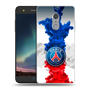 Силиконовый чехол на ZTE Blade V7 Plus с принтом PSG ПСЖ