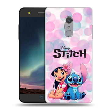 Силиконовый чехол на ZTE Blade V7 Plus с принтом Лило и Стич