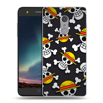 Силиконовый чехол на ZTE Blade V7 Plus с принтом One Piece Ван Пис