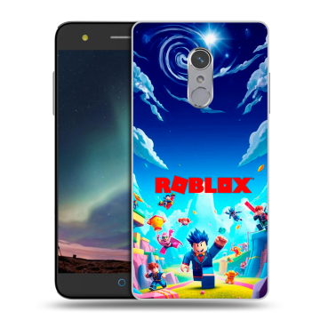 Силиконовый чехол на ZTE Blade V7 Plus с принтом Roblox Роблокс Силиконовый чехол на ZTE Blade V7 Plus с принтом Roblox Роблокс