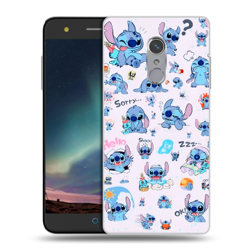 Силиконовый чехол на ZTE Blade V7 Plus с принтом Лило и Стич Силиконовый чехол на ZTE Blade V7 Plus с принтом Лило и Стич