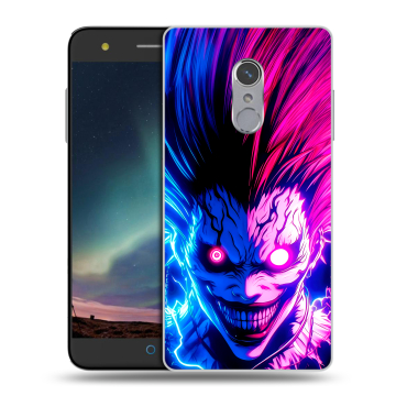 Силиконовый чехол на ZTE Blade V7 Plus с принтом Death note Тетрадь смерти