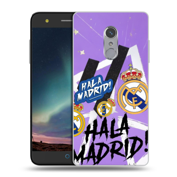 Силиконовый чехол на ZTE Blade V7 Plus с принтом Real Madrid Реал Мадрид