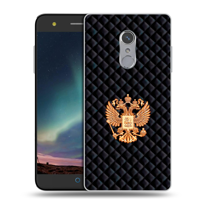 Силиконовый чехол на ZTE Blade V7 Plus с принтом Герб России принт Силиконовый чехол на ZTE Blade V7 Plus с принтом Герб России принт