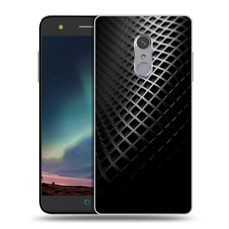 Силиконовый чехол на ZTE Blade V7 Plus с принтом Текстура металла Силиконовый чехол на ZTE Blade V7 Plus с принтом Текстура металла