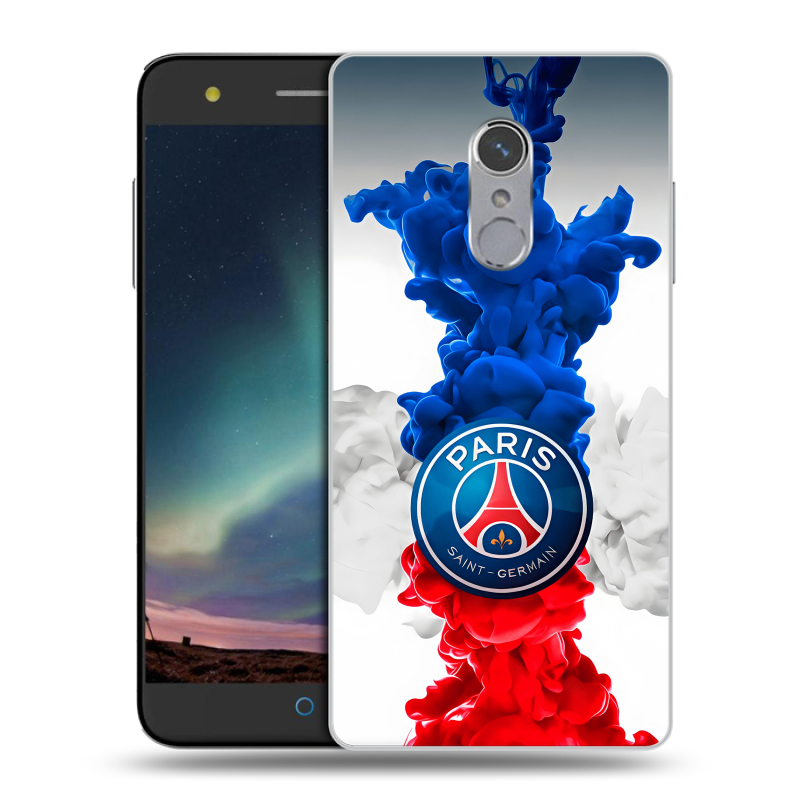 Силиконовый чехол на ZTE Blade V7 Plus с принтом PSG ПСЖ Силиконовый чехол на ZTE Blade V7 Plus с принтом PSG ПСЖ