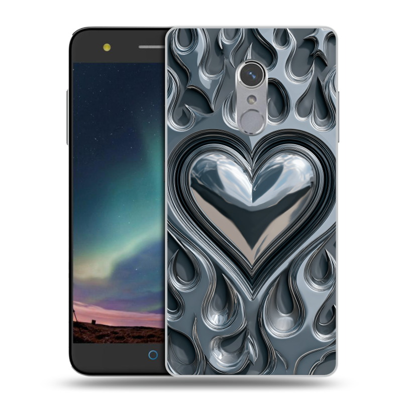 Силиконовый чехол на ZTE Blade V7 Plus с принтом Y2K Силиконовый чехол на ZTE Blade V7 Plus с принтом Y2K