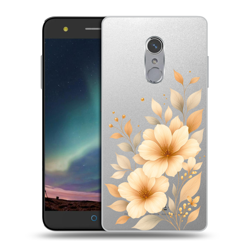 Силиконовый чехол на ZTE Blade V7 Plus с принтом для девушки Силиконовый чехол на ZTE Blade V7 Plus с принтом для девушки
