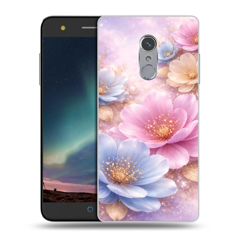 Силиконовый чехол на ZTE Blade V7 Plus с принтом женский Силиконовый чехол на ZTE Blade V7 Plus с принтом женский