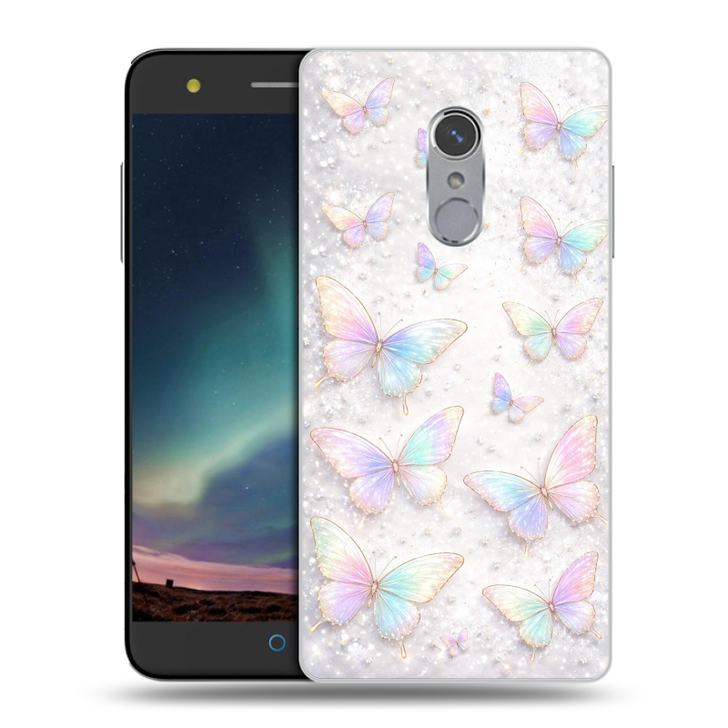 Силиконовый чехол на ZTE Blade V7 Plus с принтом женский Силиконовый чехол на ZTE Blade V7 Plus с принтом женский