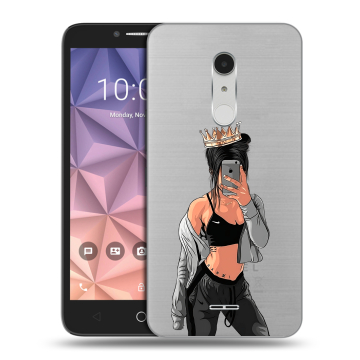 Силиконовый чехол на Alcatel A3 XL с принтом Женские принты Силиконовый чехол на Alcatel A3 XL с принтом Женские принты