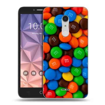 Силиконовый чехол на Alcatel A3 XL с принтом Конфеты Силиконовый чехол на Alcatel A3 XL с принтом Конфеты