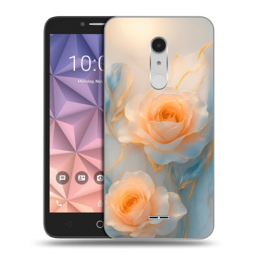 Силиконовый чехол на Alcatel A3 XL с принтом Женский Силиконовый чехол на Alcatel A3 XL с принтом Женский
