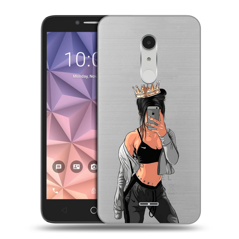Силиконовый чехол на Alcatel A3 XL с принтом Женские принты Силиконовый чехол на Alcatel A3 XL с принтом Женские принты