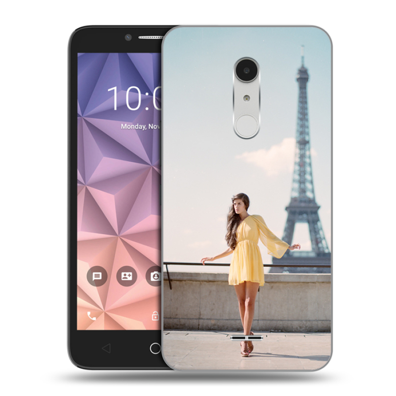 Силиконовый чехол на Alcatel A3 XL с принтом Париж Силиконовый чехол на Alcatel A3 XL с принтом Париж
