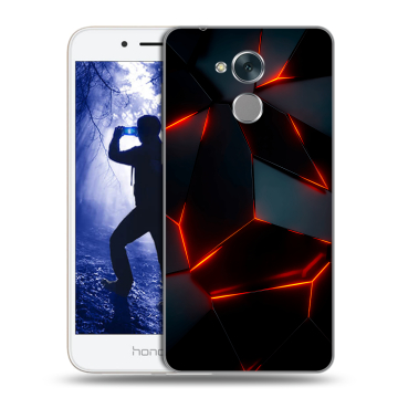 Силиконовый противоударный чехол на Huawei Honor 6A с принтом Яркие абстракции Силиконовый противоударный чехол на Huawei Honor 6A с принтом Яркие абстракции