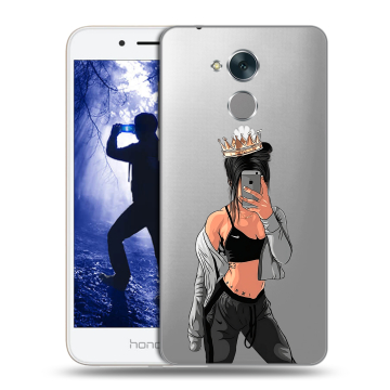 Силиконовый противоударный чехол на Huawei Honor 6A с принтом Женские принты Силиконовый противоударный чехол на Huawei Honor 6A с принтом Женские принты