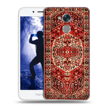Силиконовый противоударный чехол на Huawei Honor 6A с принтом Ковер
