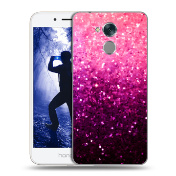 Силиконовый противоударный чехол на Huawei Honor 6A с принтом Блестки Силиконовый противоударный чехол на Huawei Honor 6A с принтом Блестки