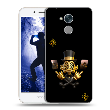 Силиконовый противоударный чехол на Huawei Honor 6A с принтом Золотой скрудж макдак