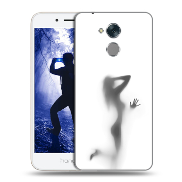 Силиконовый противоударный чехол на Huawei Honor 6A с принтом Силуэт