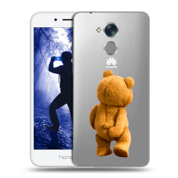 Силиконовый противоударный чехол на Huawei Honor 6A с принтом Медведь