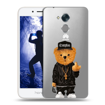 Силиконовый противоударный чехол на Huawei Honor 6A с принтом Плюшевый медведь