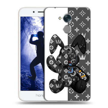 Силиконовый противоударный чехол на Huawei Honor 6A с принтом Луи робот Силиконовый противоударный чехол на Huawei Honor 6A с принтом Луи робот