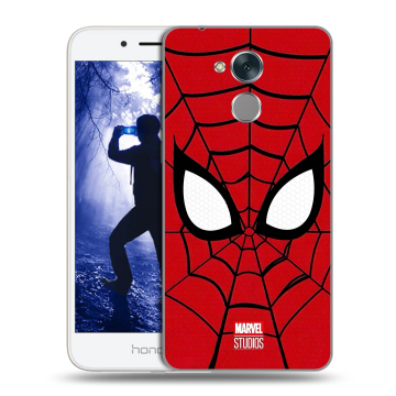 Силиконовый противоударный чехол на Huawei Honor 6A с принтом человек паук spiderman Силиконовый противоударный чехол на Huawei Honor 6A с принтом человек паук spiderman