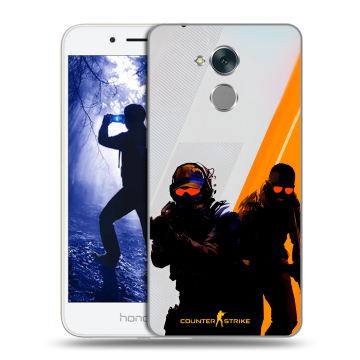 Силиконовый противоударный чехол на Huawei Honor 6A с принтом Контер страйк Counter strike Силиконовый противоударный чехол на Huawei Honor 6A с принтом Контер страйк Counter strike