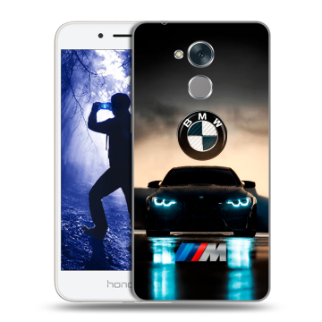 Силиконовый противоударный чехол на Huawei Honor 6A с принтом БМВ BMW Силиконовый противоударный чехол на Huawei Honor 6A с принтом БМВ BMW