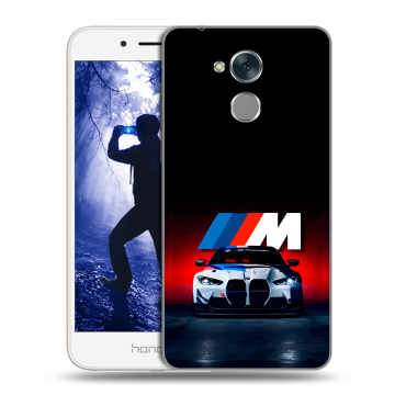 Силиконовый противоударный чехол на Huawei Honor 6A с принтом БМВ BMW Силиконовый противоударный чехол на Huawei Honor 6A с принтом БМВ BMW