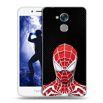 Силиконовый противоударный чехол на Huawei Honor 6A с принтом человек паук spiderman Силиконовый противоударный чехол на Huawei Honor 6A с принтом человек паук spiderman